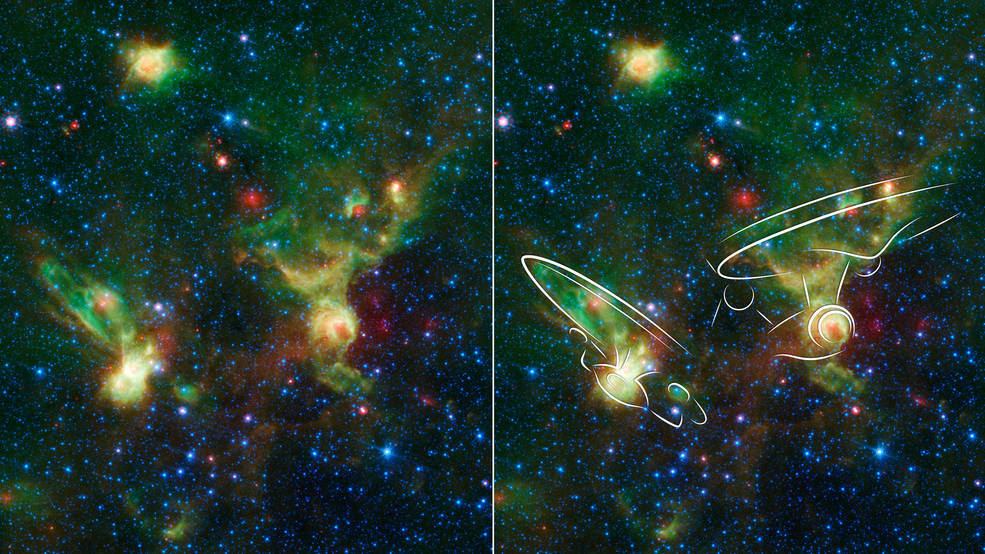 The “Enterprise” Nebulae